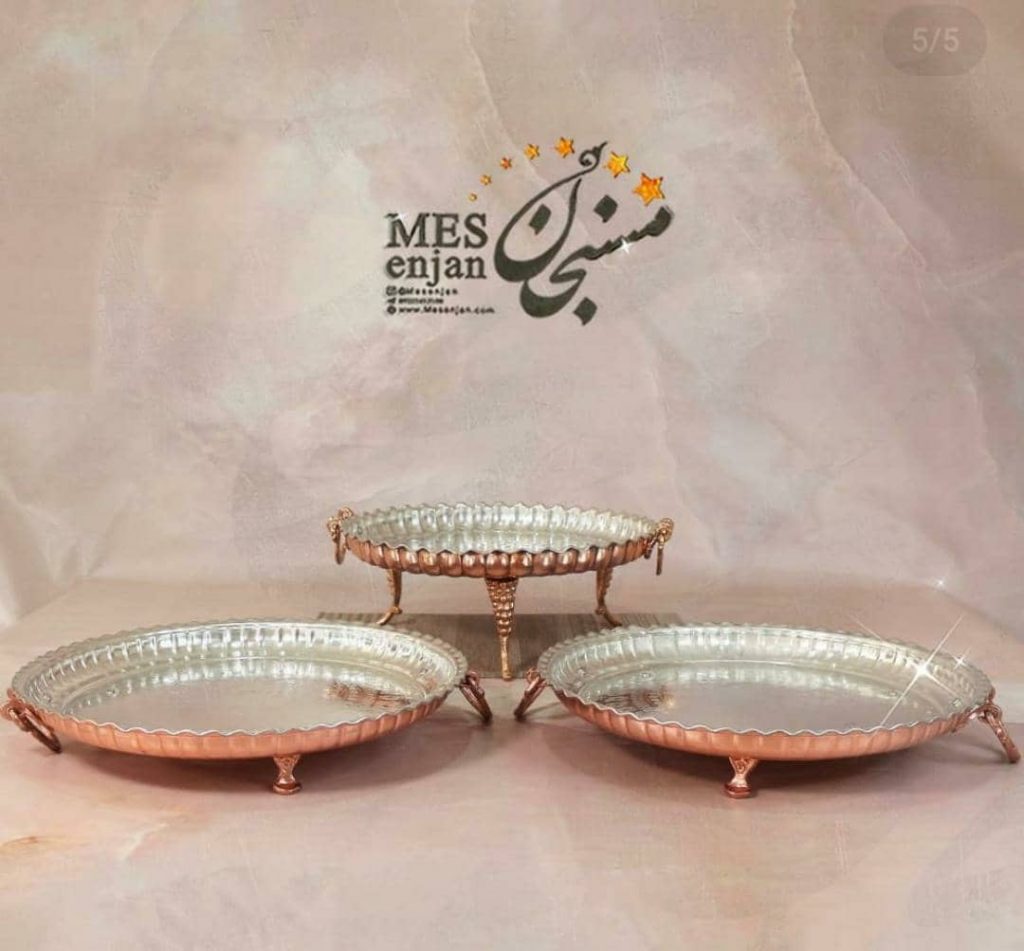 دیس طرح دار پایه دار