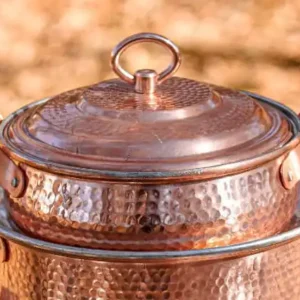 ماهیتابه ته گرد مسی