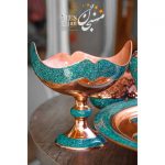 میوه خوری/ کشکول فیروزه کوبی مسی