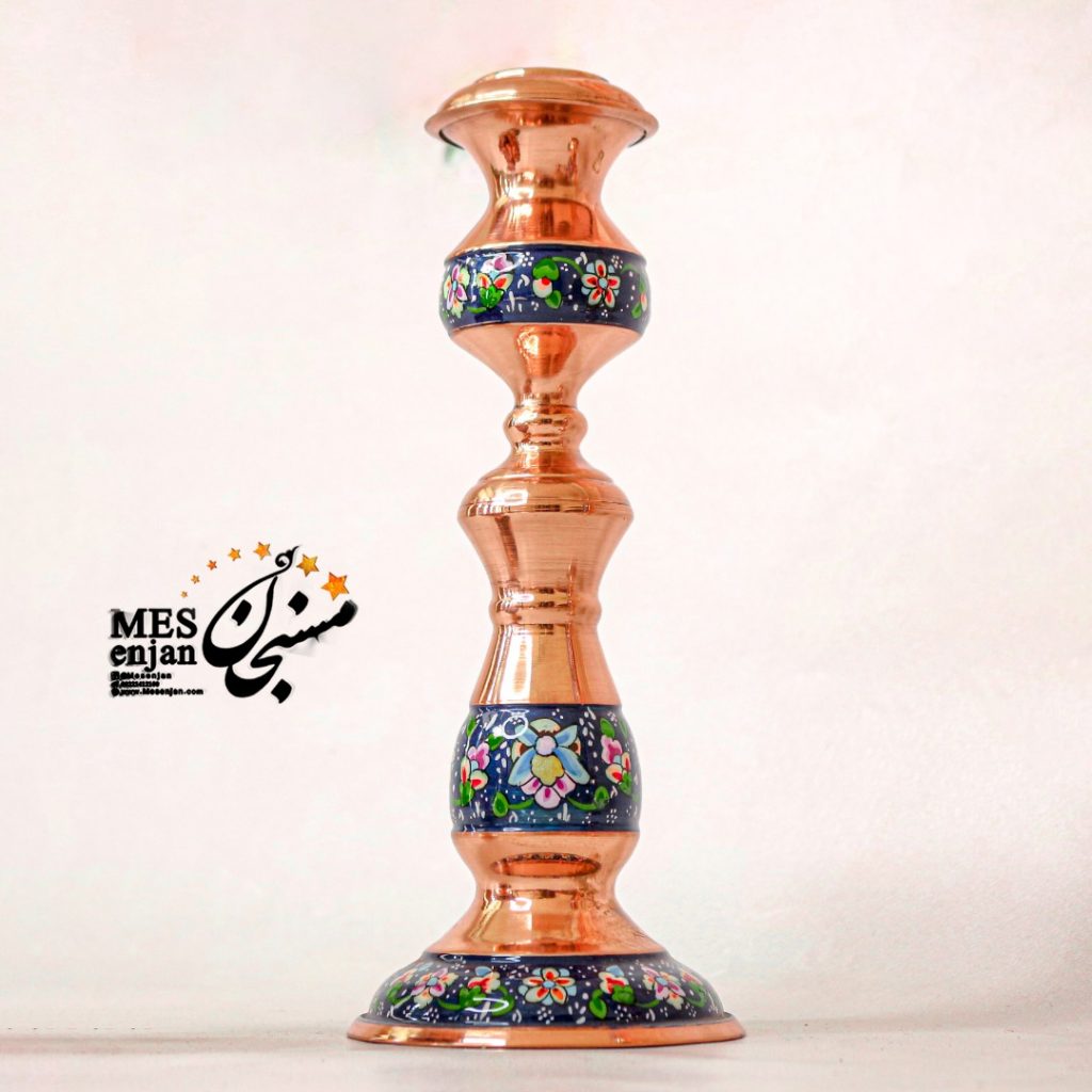 آینه شمعدان مس پرداز