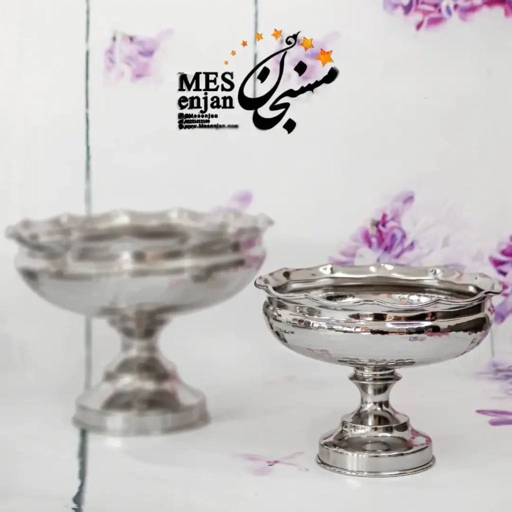 آجیل خوری کروم پایه دار