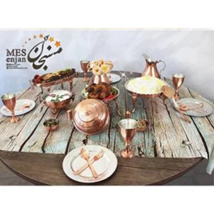 سرویس غذاخوری مسی چهار نفره