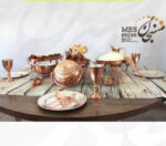 سرویس غذاخوری مسی چهار نفره - Image 9