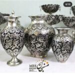 گلدان خمره ای قلم سفید
