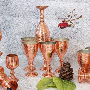جام گیلاس پایه دار مسی جام گیلاس پایه دار مسی
