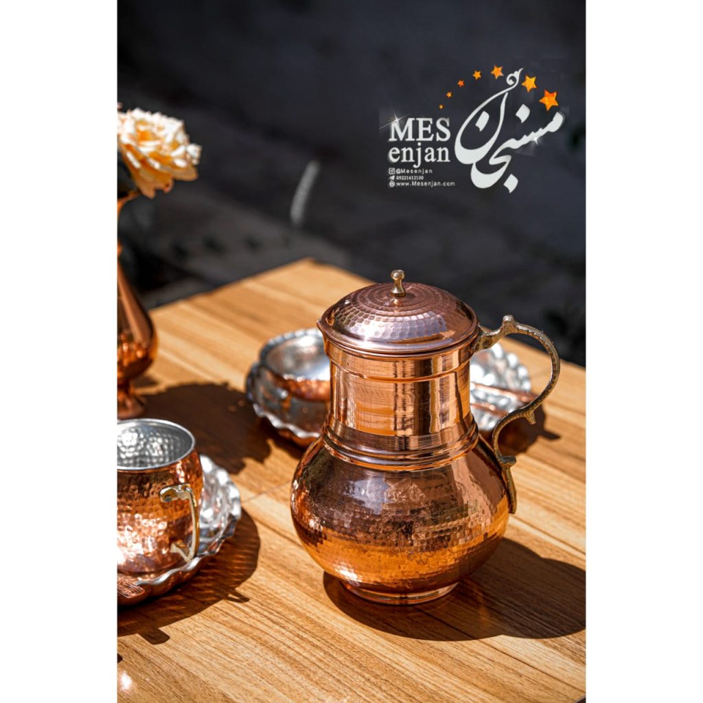 پارچ خمره ای درب دار