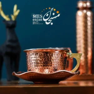 فنجان نعلبکی نیلوفری