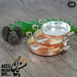 ماهیتابه دسته برنجی