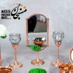 آینه و شمعدان مسی