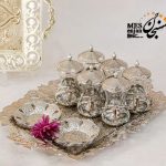 ست چای خوری آبکاری نقره