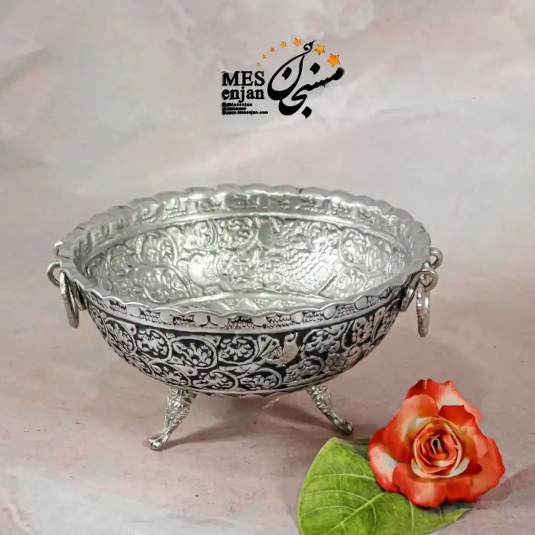 کاسه سفیدقلم پایه کوتاه/ آجیل خوری و میوه خوری کاسه سفیدقلم پایه کوتاه/ آجیل خوری و میوه خوری
