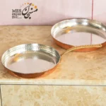 ماهیتابه مسی دسته برنجی