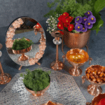 هفت سین مسی گوشواره دار چکشی - Image 7