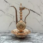 آفتابه و لگن نقره کوب شده