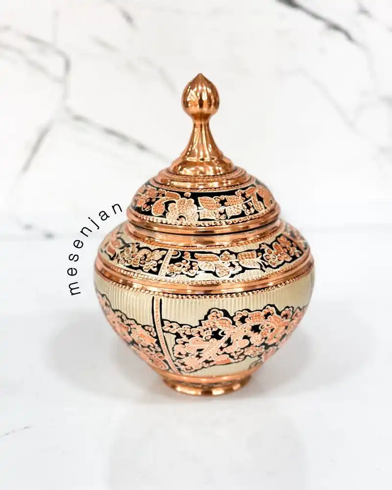 ghandan noghrekob شکلات خوری نقره کوب بدون پایه - Image 1