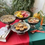 سرویس پذیرایی مهتاب کروم تک پایه