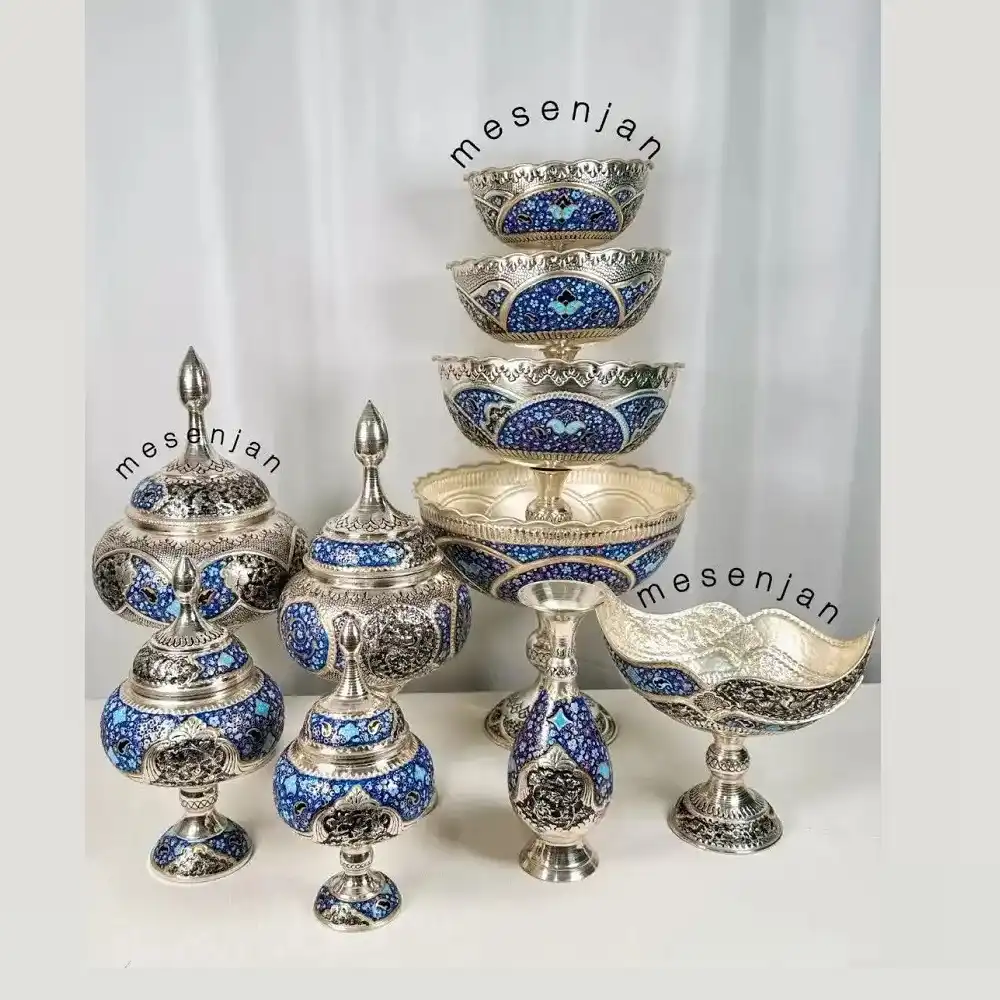 سرویس پذیرایی نقره اندود تذهیب سرویس پذیرایی نقره اندود تذهیب