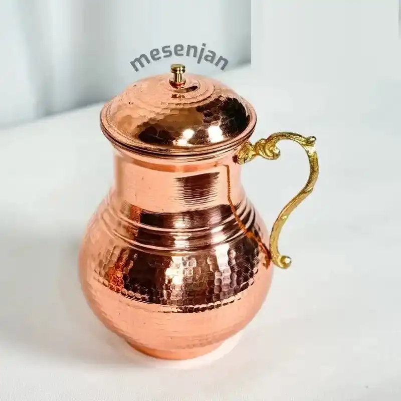 پارچ درب دار مسی