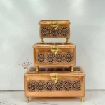 جا جواهری مسی قفل دار