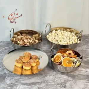 سبد کروم دسته دار