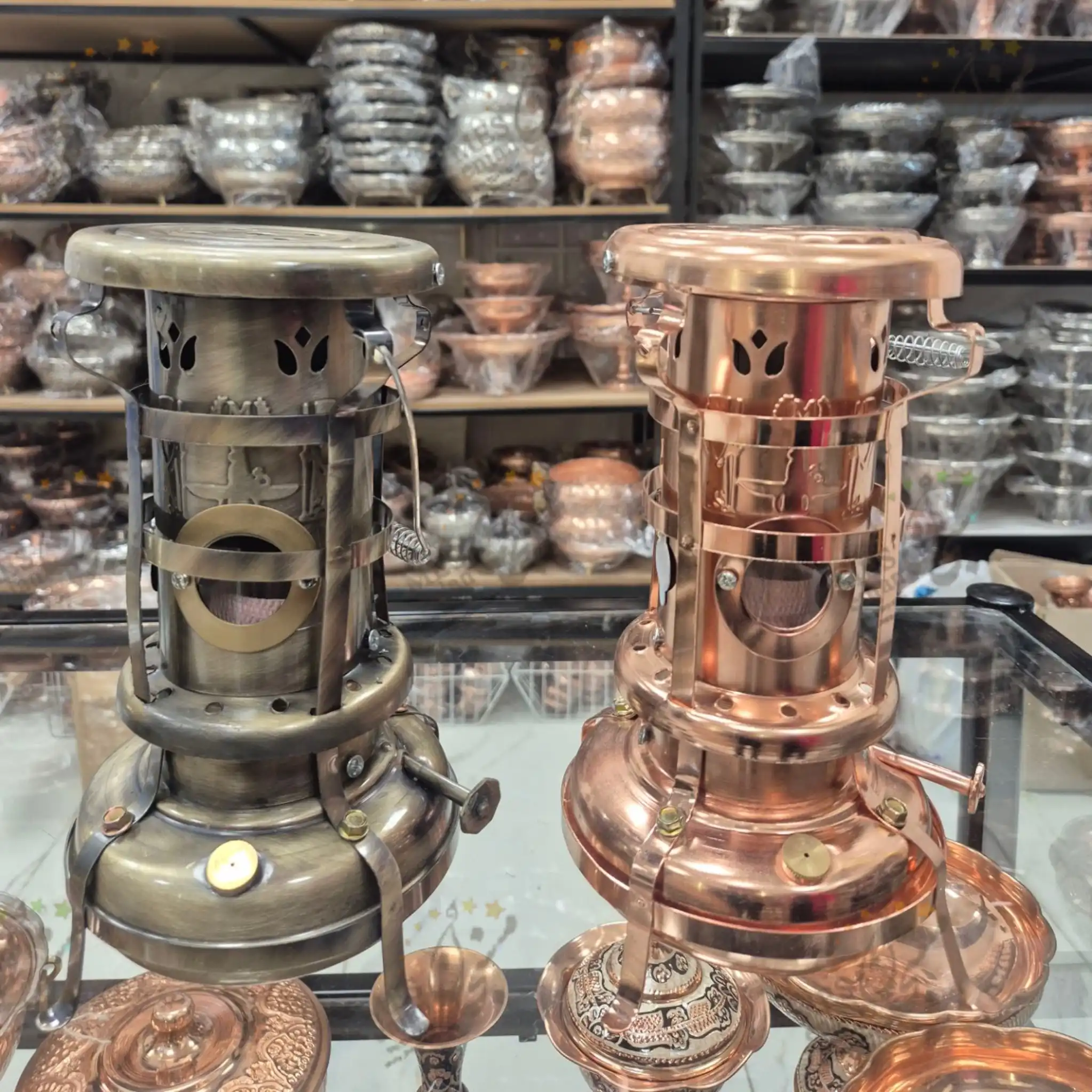 Antique-Brass-Aladdin-Lamp خرید چراغ علاالدین مسی و انتیک | دکوری سنتی و نفیس
