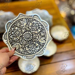 پیش دستی نقره اندود دستساز