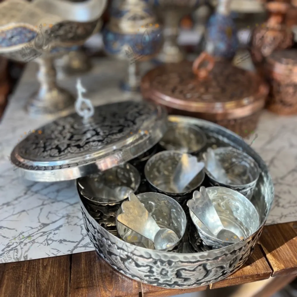 اردو خوری مسی سفید قلم اعلا